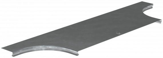 Фотография товара 'IEK Крышка отвода Т-образного плавного (тип Г01) ESCA 500мм HDZ, COT01D-0-500-08-HDZ'