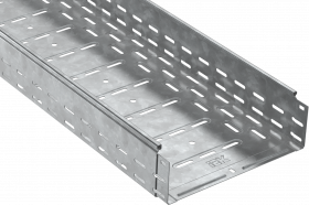 Фотография товара 'IEK Лоток перфорированный 100х400х2000 HDZ, CLP10-100-400-2-M-HDZ'