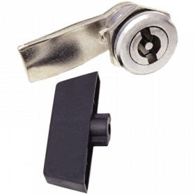 Фотография товара 'IEK Замок-защелка для металлического бокса с пластмассовым ключом (22-17/46), YZK20-00'