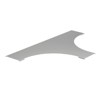 Фотография товара 'IEK Крышка разветвителя лестничного LESTA Т-образного основание 300мм R600 CRT05D-4-300-10'