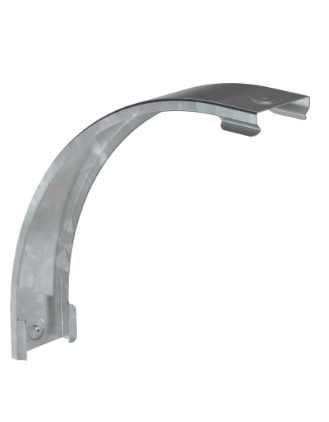 Фотография товара 'IEK Крышка поворота плавного 90град вертикального внешнего (тип В20) ESCA 80мм HDZ CPV41D-0-90-080-08-HDZ'