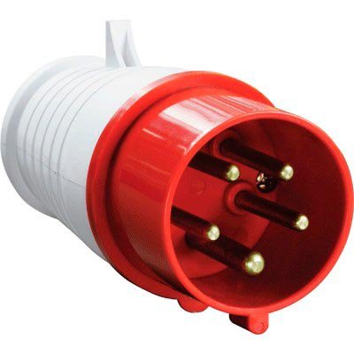 Фотография товара 'IEK Вилка 014 3Р+РЕ 16А 380В IP44 PSR02-016-4'