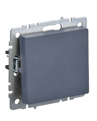 Фотография товара 'IEK BRITE Выключатель 1-клавишный проходной 10А ВС10-1-6-БрМ маренго BR-V12-0-10-K35'