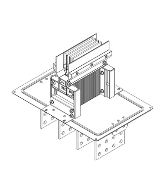 Фотография товара 'IEK LINEBAR Секция фланцевая прямая Тип1 1250А Al 3L+N+PER некрашеная IP55 транспортировочная LB-1250A4-25-F-F1'