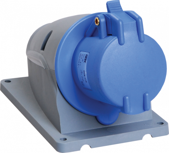 Фотография товара 'IEK Розетка стационарная ССИ-115 16А-6ч/200/346-240/415В 3Р+РЕ+N IP44 MAGNUM PSN12-016-5'