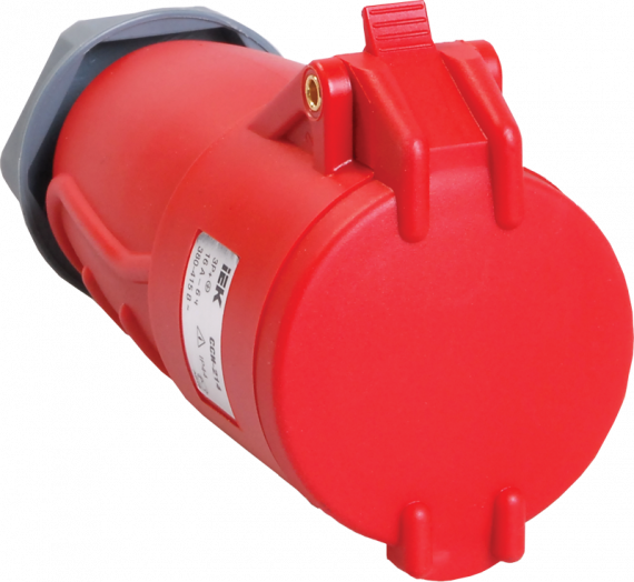 Фотография товара 'IEK Розетка переносная ССИ-214 16А-6ч/380-415В 3Р+РЕ IP44 MAGNUM PSN22-016-4'