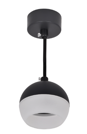 Фотография товара 'IEK LIGHTING Светильник 4012 подвесной под лампу GX53 черный LT-UCB0-4012-GX53-1-K02'