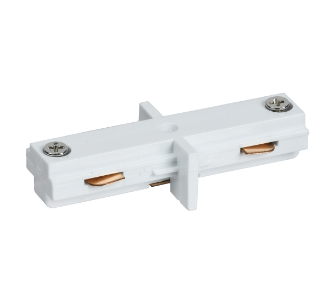 Фотография товара 'IEK Соединитель прямой внутренний для однофазного шинопровода белый LPK0D-SPV-1-K01'