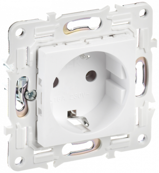 Фотография товара 'IEK SK-R11-16-K01 SKANDY Роз. с з/к без з/ш 16А SK-R05W'