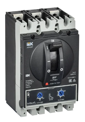 Фотография товара 'IEK ARMAT Автоматический выключатель в литом корпусе 3P типоразмер A 85кА 100А AR-MCCB-3A-085-0100A-ATUC'