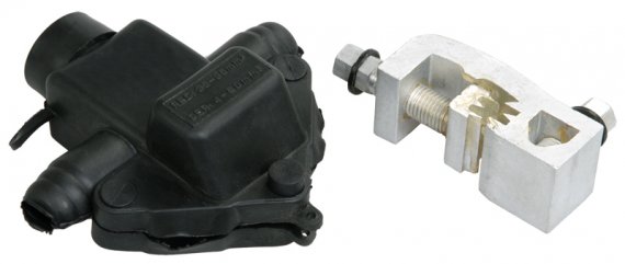 Фотография товара 'IEK Зажим ответвительный ЗОРЗБ-2С 35-70/35-70 (Р 72) UZA-10-3570-3570'