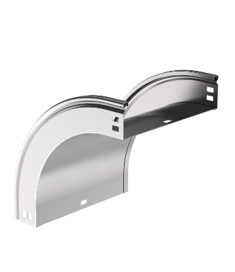 Фотография товара 'IEK ESCA Поворот плавный 90град тип В20 100х300мм CPV41-0-90-100-300'