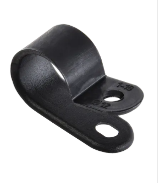 Фотография товара 'IEK Скоба крепежная 12мм нейлоновая черная (50шт) USK11-12-050-K02'