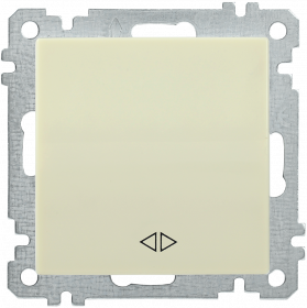 Фотография товара 'IEK Выключатель 1-клавишный перекрестный ВС10-1-3-Б 10А BOLERO, EVB13-K33-10'