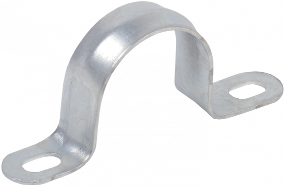 Фотография товара 'IEK Скоба металлическая двухлапковая d12-13мм, CMAT11-12-010'