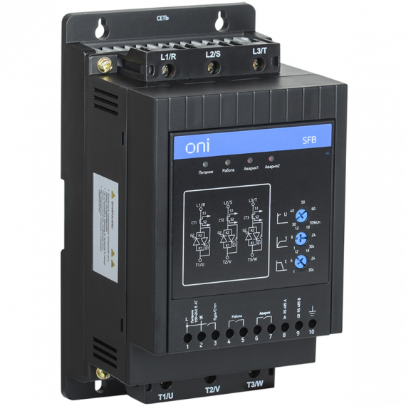 Фотография товара 'IEK SFB-33-11-A-11 УПП SFB 3Ф 380В 11кВт 22A Uупр 110-220В Modbus с выкл. ONI'