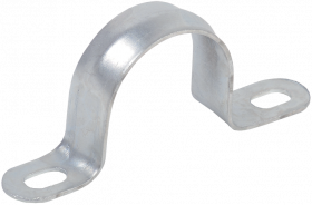 Фотография товара 'IEK Скоба металлическая двухлапковая d16-17мм, CMAT11-16-010'