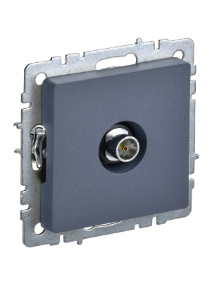 Фотография товара 'IEK BRITE Розетка TV оконечная РТВ11-0-БрМ маренго BR-A10-O-K35'