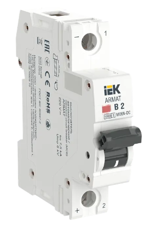 Фотография товара 'IEK ARMAT Автоматический выключатель M06N-DC 1P B 2А AR-M06N-1-B002DC'