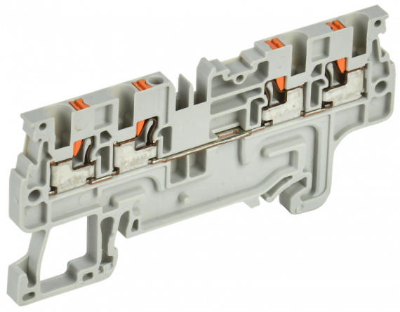 Фотография товара 'IEK YCT22-00-4-K03-001 Колодка клеммная CP-MC 4 вывода 1,5мм2'