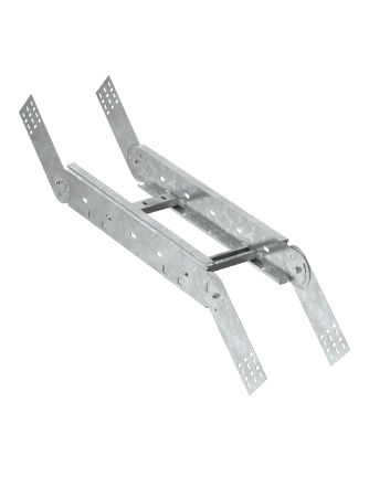 Фотография товара 'IEK Поворот вертикальный шарнирный лестничный LESTA 80х400мм HDZ CPV06-4-80-400-HDZ'