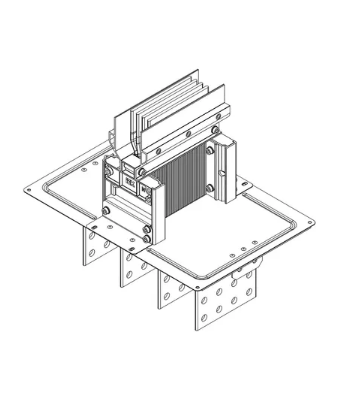 Фотография товара 'IEK LINEBAR Секция фланцевая прямая Тип1 4000А Al 3L+N+PER некрашеная IP55 транспортировочная LB-4000A4-25-F-F1'