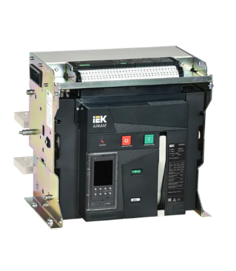 Фотография товара 'IEK ARMAT Воздушный автоматический выключатель стационарного исполнения 3P типоразмер E 100кА 2500А AR-ACB-3FE-100-2500A-TDCF'