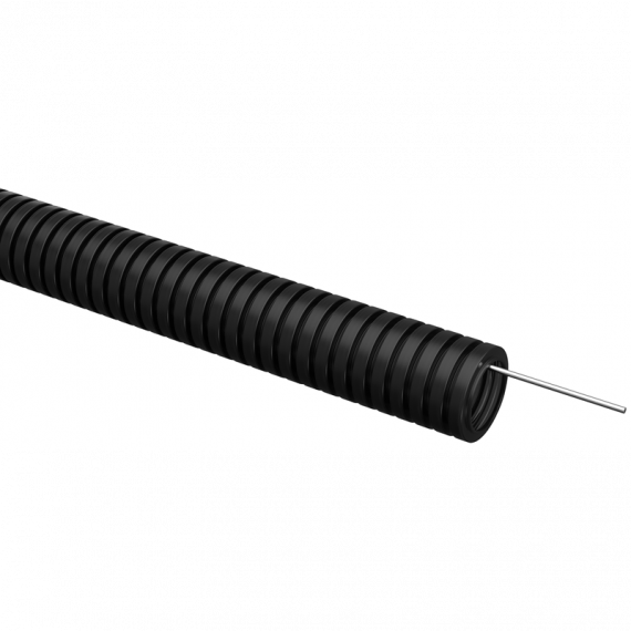 Фотография товара 'IEK ET-TG21-121-025-050-K02 ELASTA Труба гофр. ПВХ d=25мм с зондом'