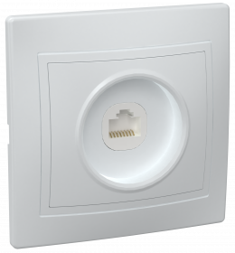 Фотография товара 'IEK Розетка 1-местная компьютерная РК10-КБ КВАРТА, EKK10-K01-DM'