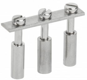 Фотография товара 'IEK Перемычка центральная для КВИ-10мм2 3PIN, YZN30Q-010-3P'