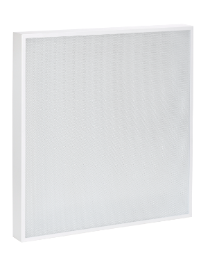 Фотография товара 'IEK LIGHTING PRO Светильник светодиодный ДВО 2001 40Вт 4000К IP40 588х588мм Грильято призма LTP-DVO0-2001-40-40-K01'