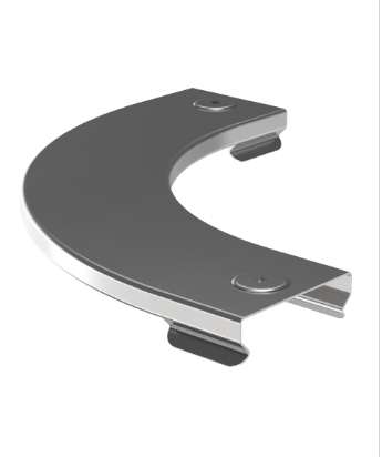 Фотография товара 'IEK Крышка поворота плавного 90град (тип Г01) ESCA 50мм CPG01D-0-90-050-08'