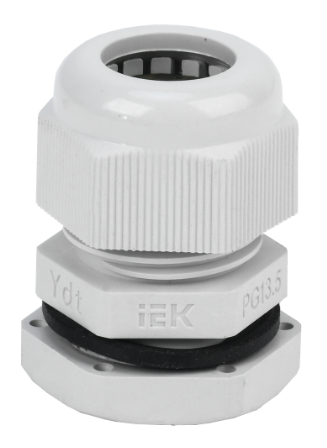 Фотография товара 'IEK Сальник PG 13,5 диаметр проводника 7-11мм IP54 20шт (СТ) YSA20-12-13-54-K41-C'