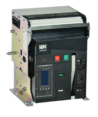 Фотография товара 'IEK ARMAT Воздушный автоматический выключатель стационарного исполнения 3P типоразмер D 85кА 2500А AR-ACB-3FD-085-2500A-TYCF'