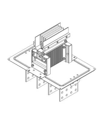 Фотография товара 'IEK LINEBAR Секция фланцевая прямая Тип1 630А Al 3L+N+PER IP55 транспортировочная LB-0630A4-35-F-F1'