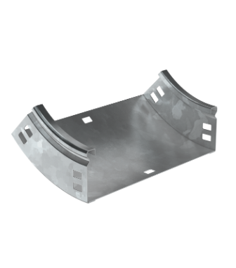 Фотография товара 'IEK ESCA Поворот плавный 45град тип В10 80х200мм HDZ CPV51-0-45-080-200-HDZ'