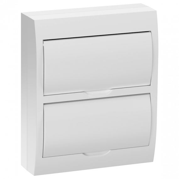 Фотография товара 'IEK MKP13-N-24-41-K01-G Корпус пластиковый ЩРН-П-24 бел. дверь IP41'