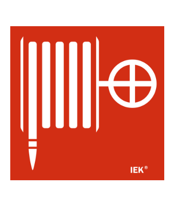 Фотография товара 'IEK Этикетка самоклеящаяся 150х150мм "Пожарный кран" LPC10-1-15-15-PKRAN'