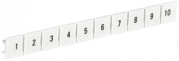 Фотография товара 'IEK YZN11M-010-K00-10 Маркеры для КПИ-10мм2 с нумерацией №№ 1-10'