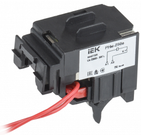 Фотография товара 'IEK Расцепитель независимый РНм-250е (РНм-35) 220В для ВА88-35 MASTER с электронным расцепителем, SVA31D-RN-02'