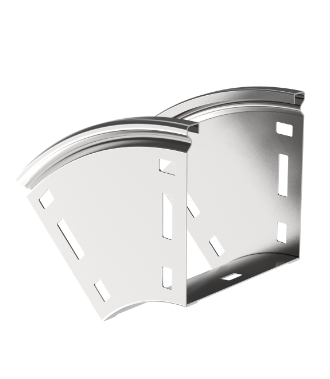 Фотография товара 'IEK ESCA Поворот плавный 45град тип В20 80х300мм CPV41-0-45-080-300'