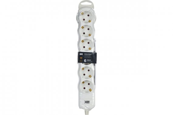 Фотография товара 'IEK WYP10-D-KP-16-06-ZS-K01 Розетка переносная разб. РПр06 6 мест'