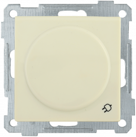 Фотография товара 'IEK Розетка РС16-1-0-Б с заземляющим контактом с защитной шторкой и крышкой 16А BOLERO, ERB16-K33-16'