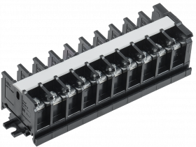 Фотография товара 'IEK Блок зажимов БЗН TK-030 4 мм2 30А на DIN-рейку 10 пар, YZN43-10-004-K02'