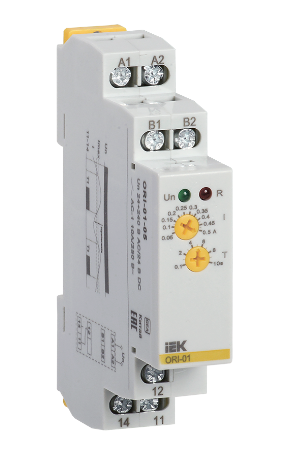 Фотография товара 'IEK Реле контроля тока ORI 0,05-0,5А 24-240В AC/24В DC ORI-01-05'