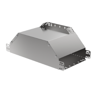 Фотография товара 'IEK Ответвитель Т-образный вертикальный вверх боковой 100х600 HDZ CLM50D-OVVB-100-600-HDZ'