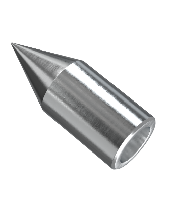 Фотография товара 'IEK Наконечник для молниеприемника d=16мм алюминий ZNM10-30-016'