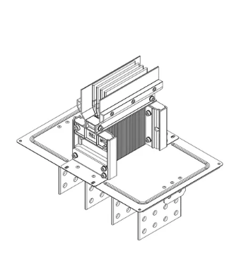 Фотография товара 'IEK LINEBAR Секция фланцевая прямая Тип1 5000А Al 3L+N+PER некрашеная IP55 транспортировочная LB-5000A4-25-F-F1'