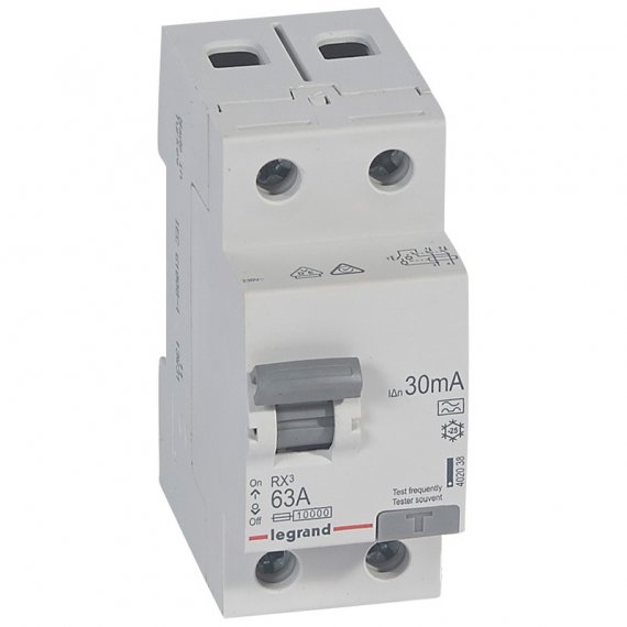 Фотография товара 'IEK 402038 RX3 ВДТ 30МА 63А 2П A'