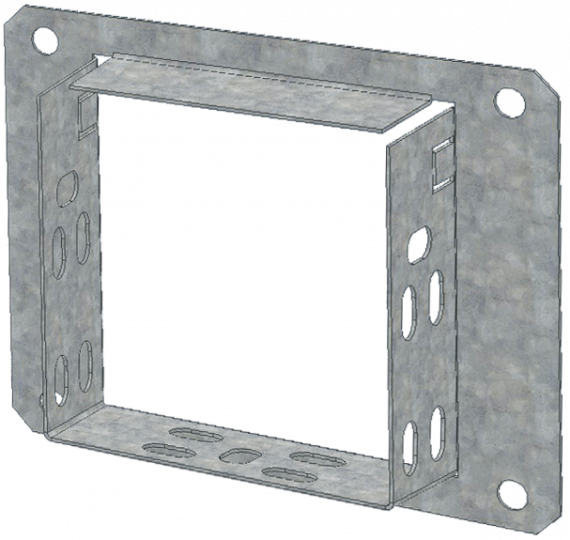 Фотография товара 'IEK Соединительный фланец 80х150, CLP1CF-080-150-M-HDZ'